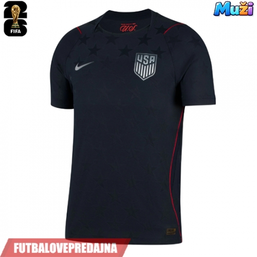 Lacne Muži Futbalové dres Spojené štáty Christian Pulisic #10 MS 2026 Krátky Rukáv - Preč